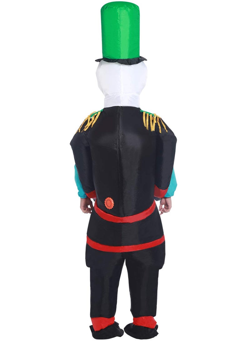 Camlinbo Halloween Inflatable Costume Men Adult Reapers Rider Scary Halloween Costume Blow Up Party - Image 3